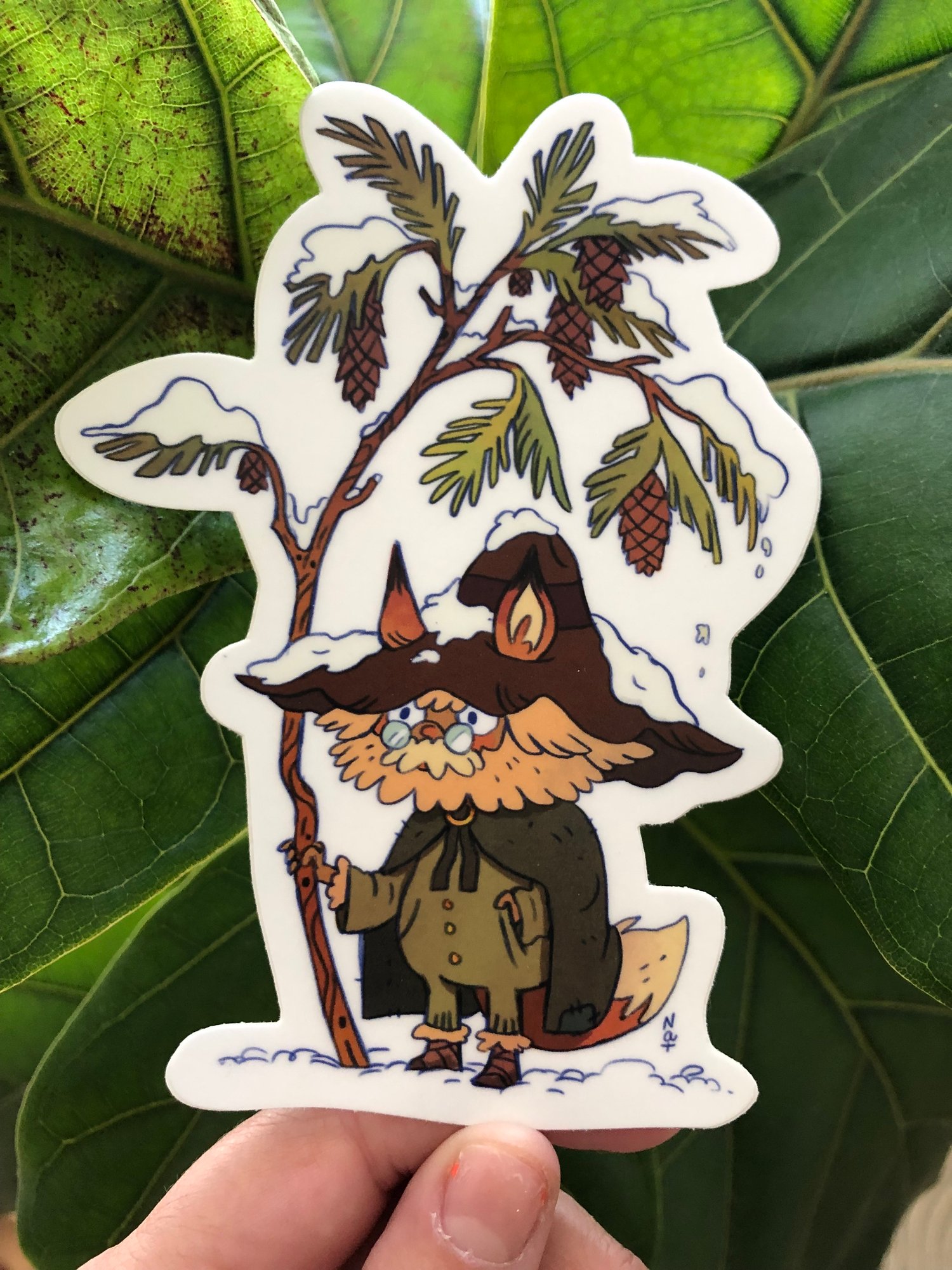 Pinecone Wanderer Sticker