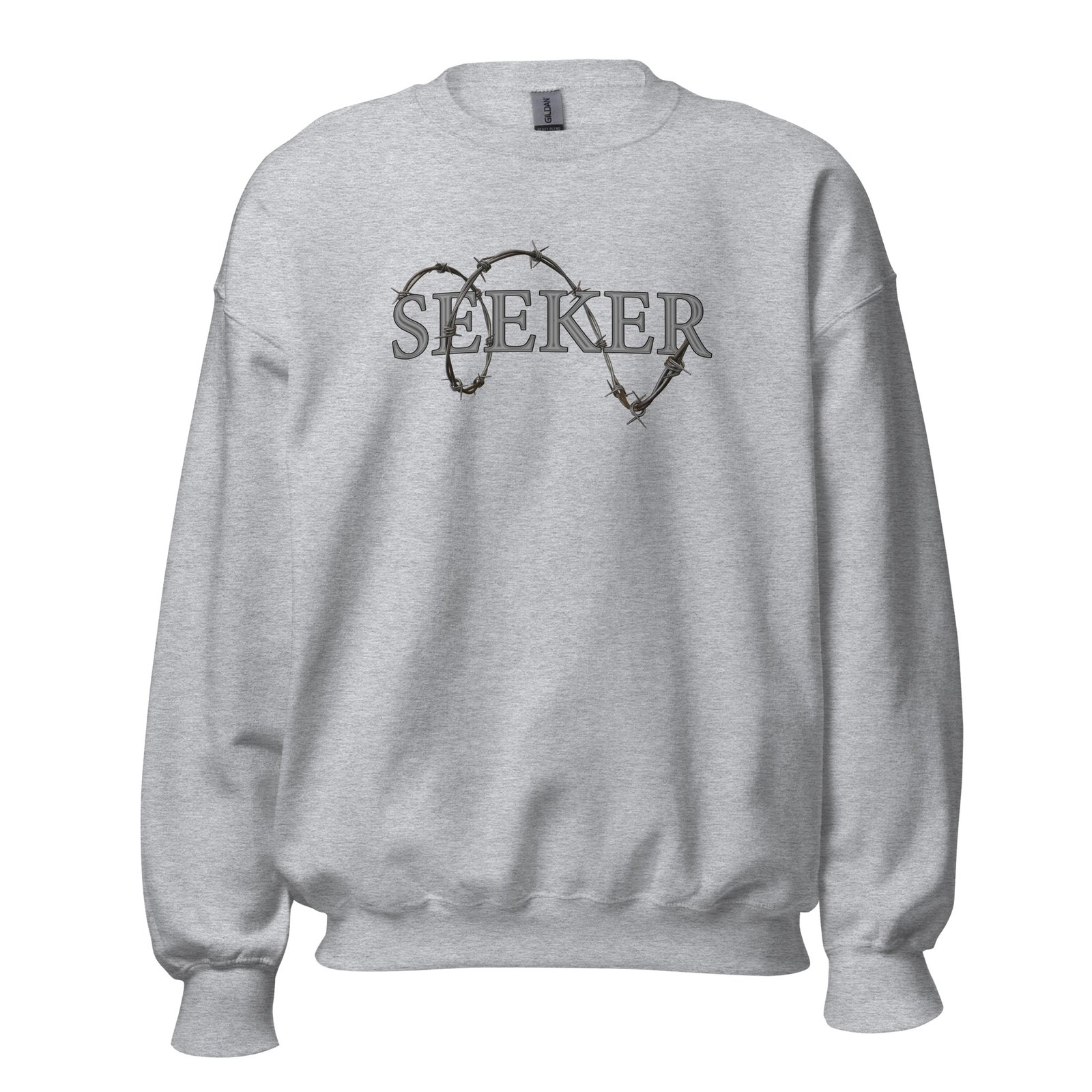 Barbed Wire Crewneck | Seeker Skateboards Barbed Wire Crewneck | Seeker Skateboards