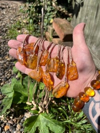 Image 3 of Baltic Amber Pebble Pendant