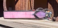 Image 1 of Retroscope: Handmade 10" Stained Glass Kaleidoscope-pink