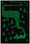 The Dragon's Forest Silkscreen Art Print