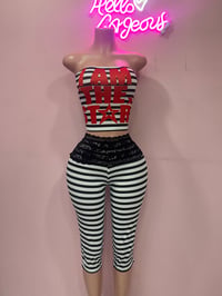 The Star Capri Set- red