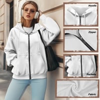 Image 5 of Women's Loose Fit Plumeria Print Jacket