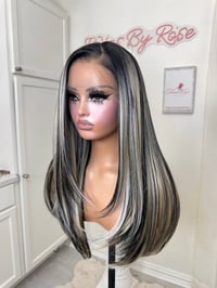 Image 4 of Edgy black highlights luxury (ready to ship) 