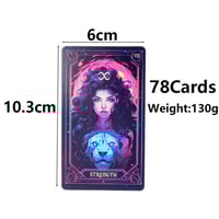 Image 4 of Inspired Neon Tarot Cards 10.3*6Cm  English Visions Divination Edition Deck Board Playing Games 78C