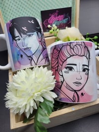Image 1 of Mug K-pop demon hunters. RUMI ET JINU. vendu à l’unité. 