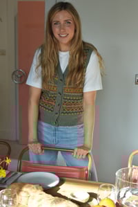 Image 3 of Fair-Isle Waistcoat - Made in Europe
