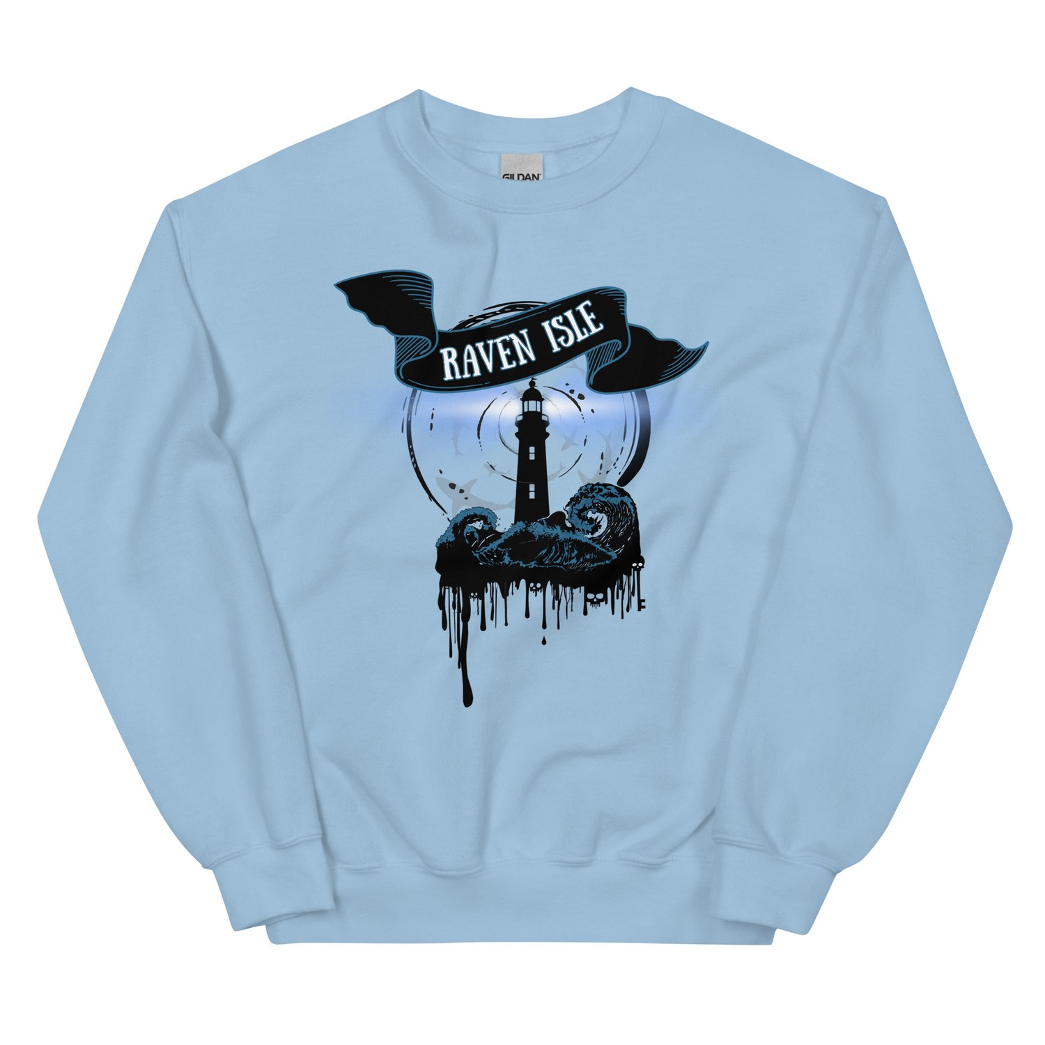 Image of Officially licensed does it hurt Raven Isle black Unisex Sweatshirt