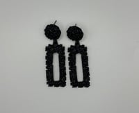 Image 3 of Zara Geo long earrings 