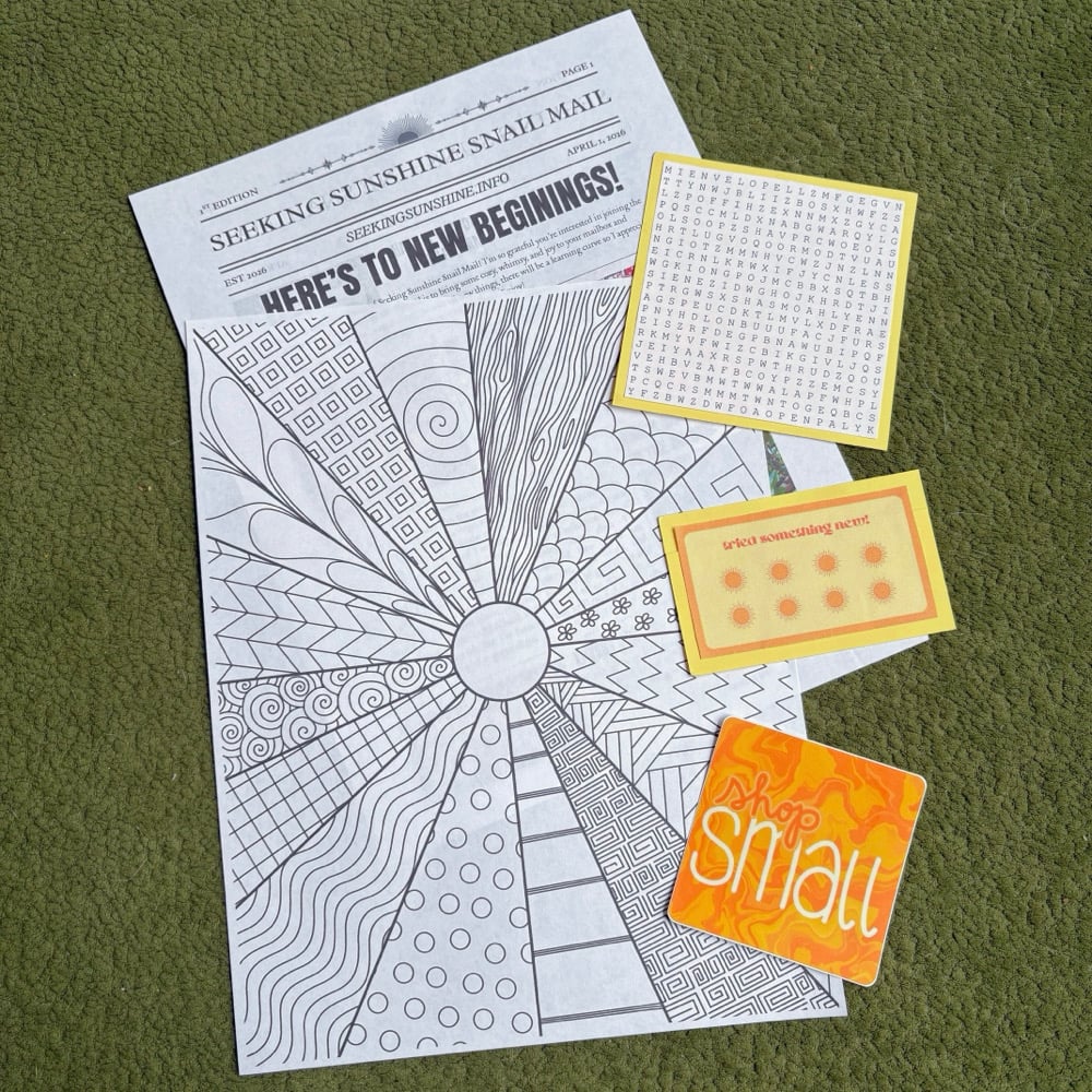 Image of april snail mail club