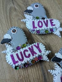 Image 4 of Disco Pigeon Brooch