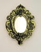 Image of Florentina Mirror B Pastel Yellow/Black (No resin)