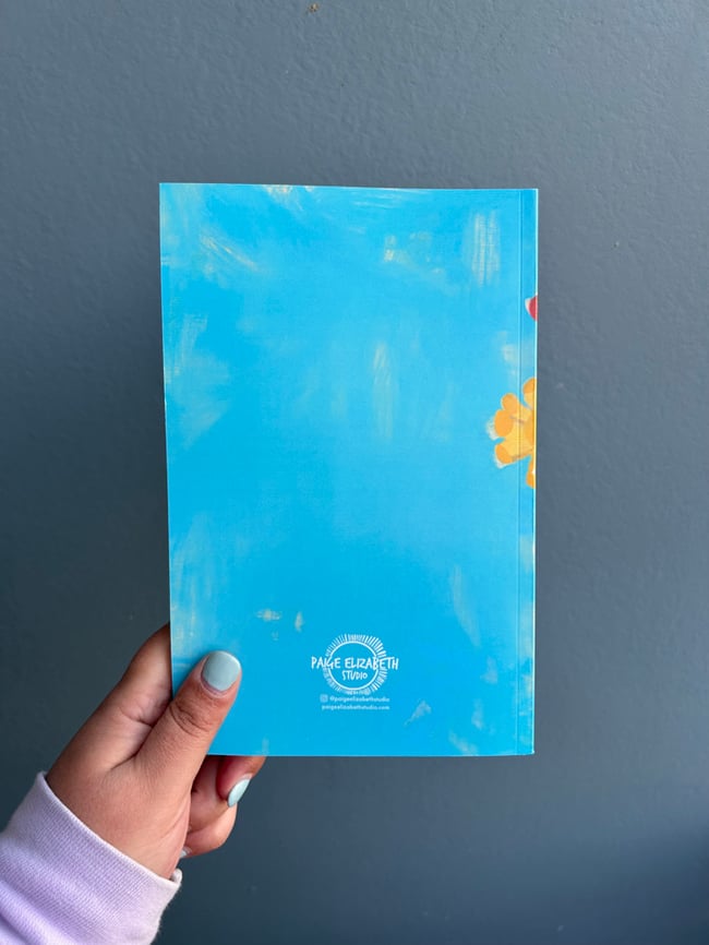 “Ciel” Floral Notebook, 100 page