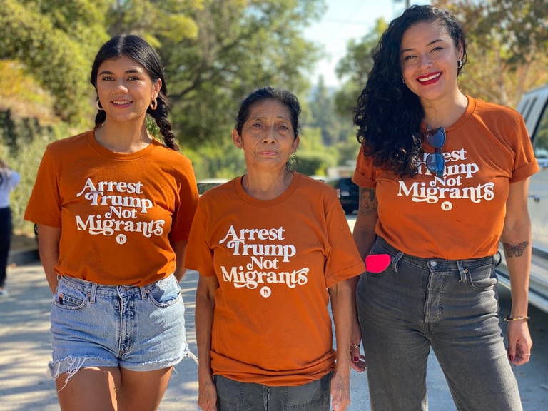 Arrest Trump, Not Migrants -T-Shirt Image 5