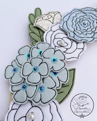 Image 2 of Blue Bridgerton inspired Wreath