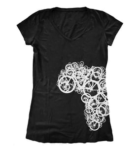 Image of RBG Africa Women's V-Neck (Black)