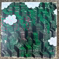 Image 2 of Green Town With Clouds