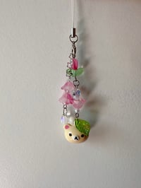 Image 2 of Kuma Tulip Dreams phone charm 🌷