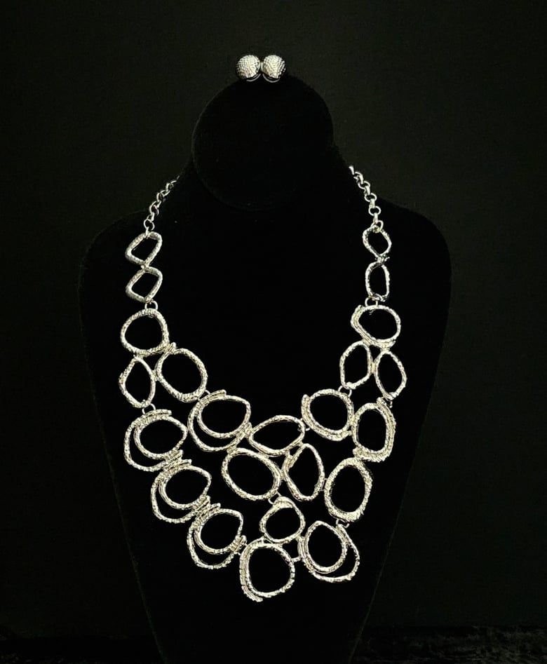 Image of Silver Masterpiece Necklace Set