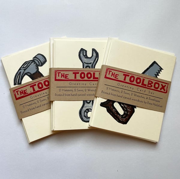 Image of TOOLBOX greeting card set 