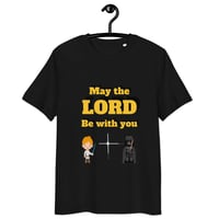 Image 1 of organic cotton t-shirt may the LORD be with you