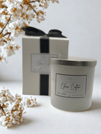 Clean cotton  candle