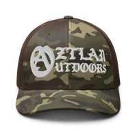 Image 1 of Lower AZ AZtlan Outdoors Camouflage trucker hat