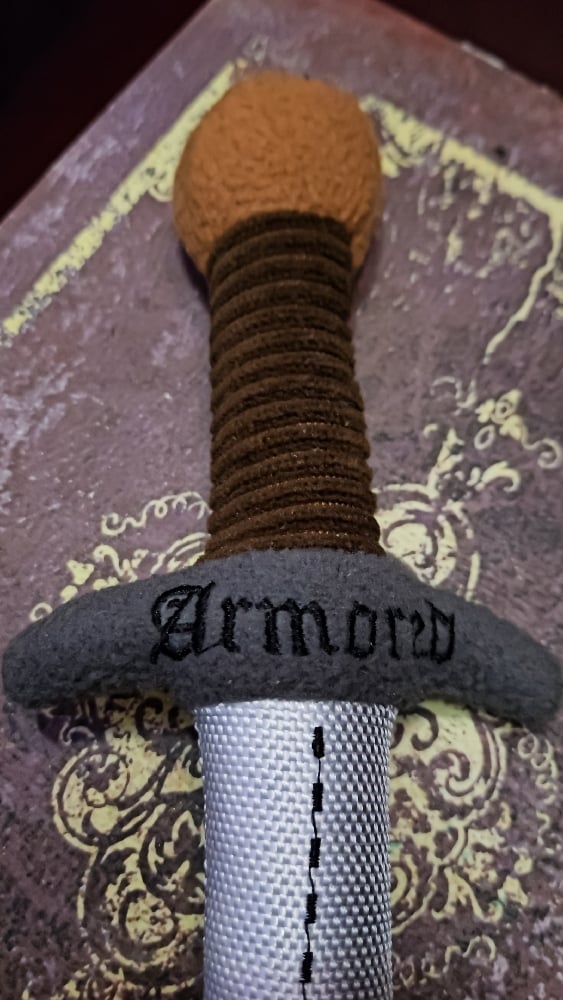 ๐The Armored Kingdom Barkblade of Valor Squeaky Dog Chew Toy