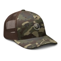 Image 13 of LUCKY 8 BALL TRUCKER HAT - THE CAMO EDIT