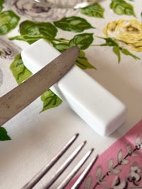 Image 3 of Lot de 6 repose-couteaux en porcelaine