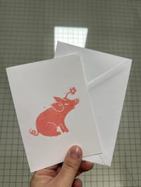 Image 2 of Little Piglet greeting card