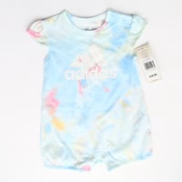 Image 1 of Adidas Infant Tie-Dye One Piece - Blue and Pink