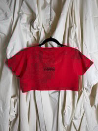 Image 2 of Crop Top Red