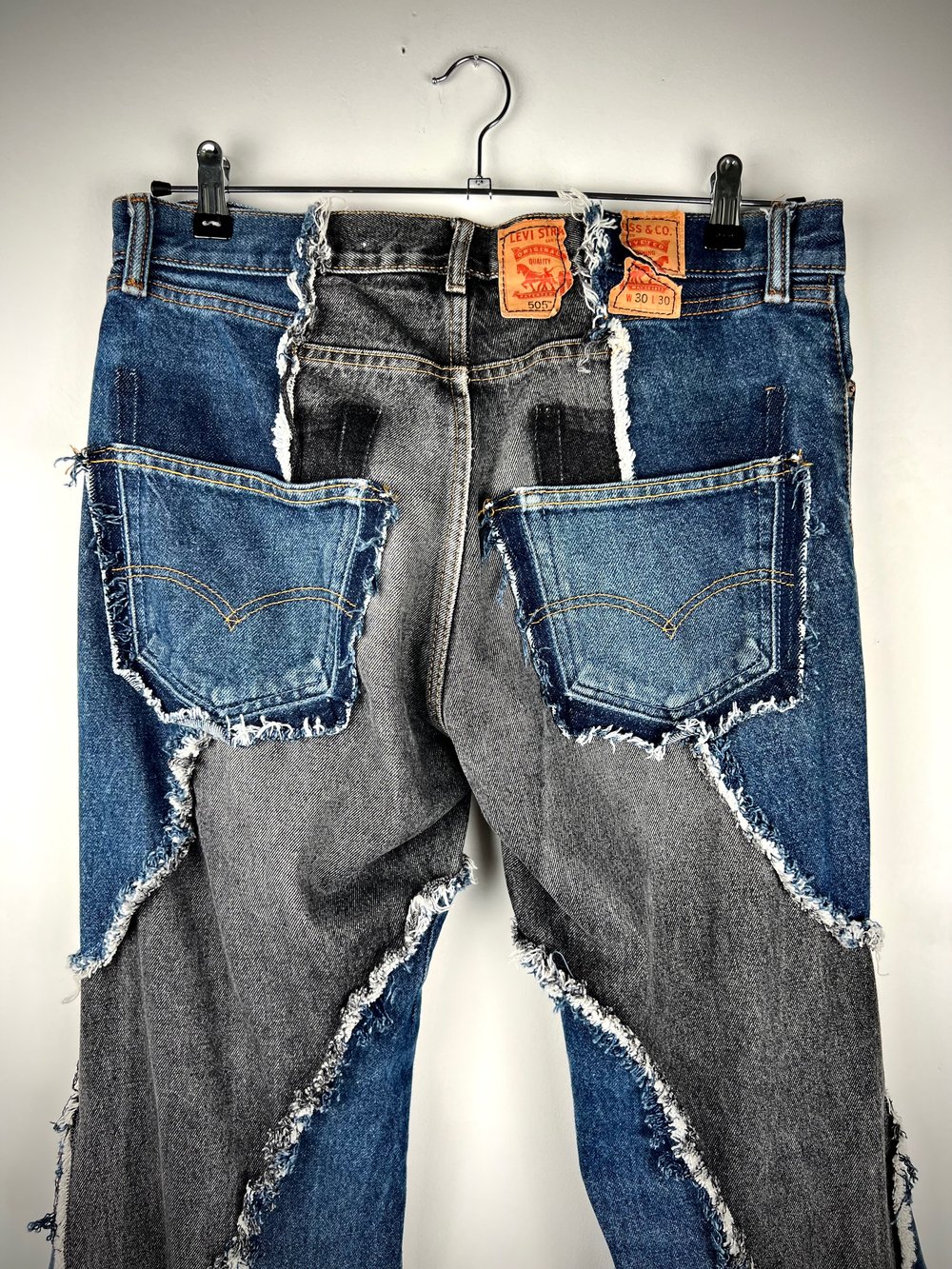 Hybrid blue grey denim