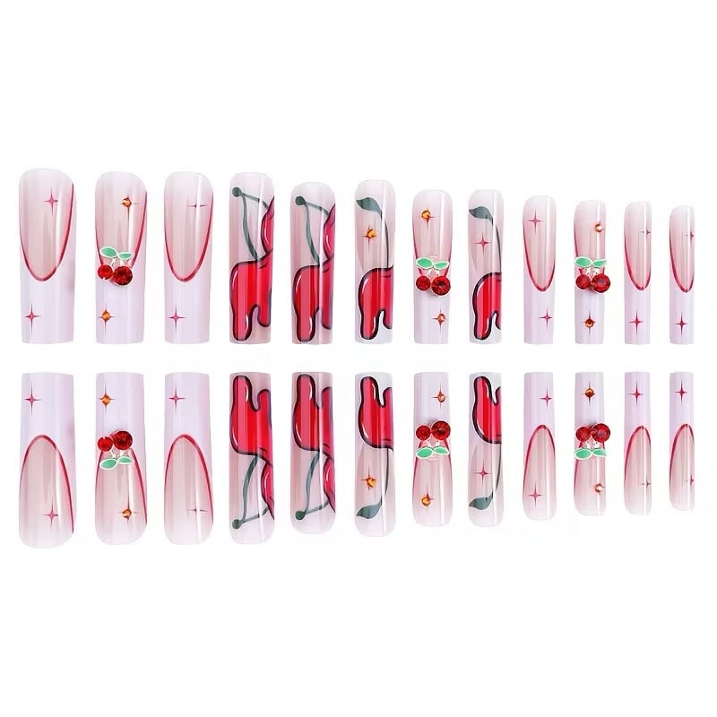 Image of Cherry Drip w/ 3D Stones