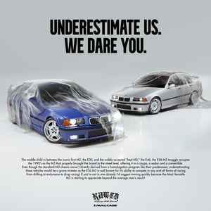 Image of E36 M3 Classic Advertisement Poster