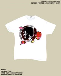 ODARO COLLECTION 2025 SCREEN PRINTED PATCHWORK T-SHIRT #04
