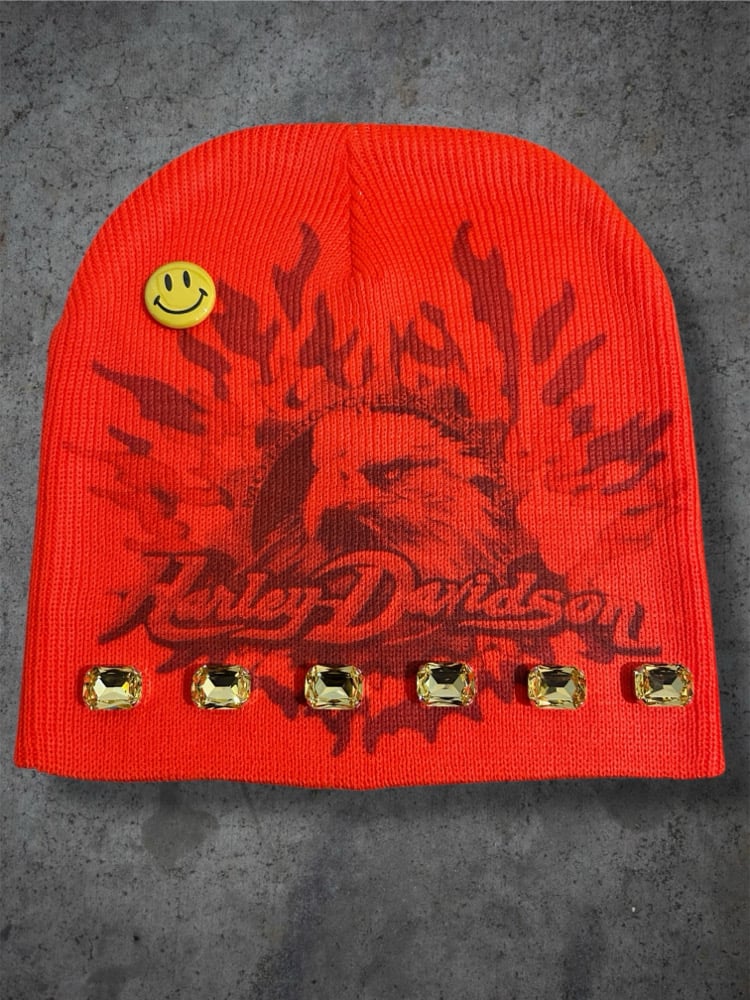 Flame Harley Beanie