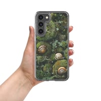 Image 9 of Flora and Fauna Goblincore Grunge Snails and Moss Clear Case for Samsung®