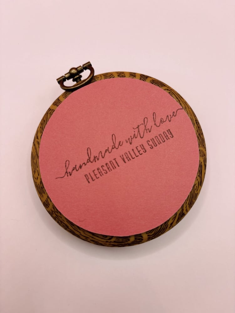 Image of Mini Magenta Landscape Hoop