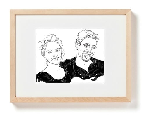 Image of Custom Portrait of Two