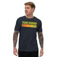 Image 4 of Team Human Fitted Short Sleeve T-shirt