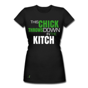 Image of Chick In The Kitch Tee Blk