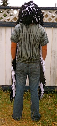 Image 3 of Shamb Hood Black with White