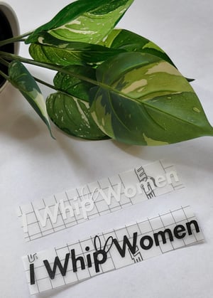 "I Whip Women" Sticker