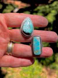 Image 5 of Rectangle Turquoise Ring
