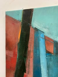 Image 5 of Painting / maleri / "ISLANDS BRYGGE – Malerdrømme og tankestreger – Havneparken II" 