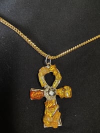 Image 4 of Amber Ankh Chain 
