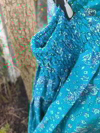 Image 4 of  Milan Hareems/ Bloomer/ Balloon  trousers with matching head scarf -turquoise upto 14 uk