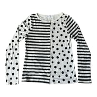 Image 1 of Jane Marple polka dot striped top